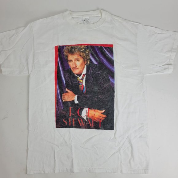 ROD STEWART & STEVIE NICKS "The Heart and Soul" Concert Tour Shirt Double Side L - Picture 1 of 7